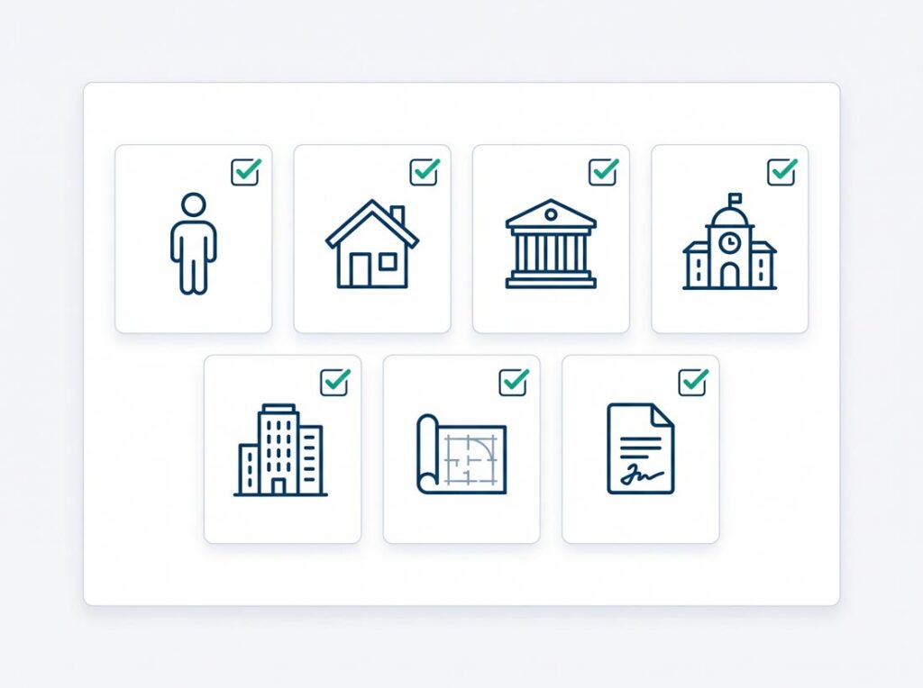Checklist visual de documentos necesarios para vender una propiedad en Chile